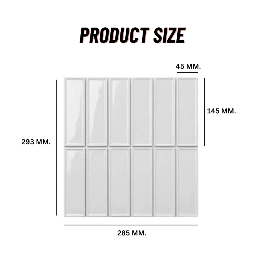 โมเสค TIMELESS TILES รุ่น BAR 29.3X28.5 ซม. สีเทา SILVER GRAY ผิวเงา_1